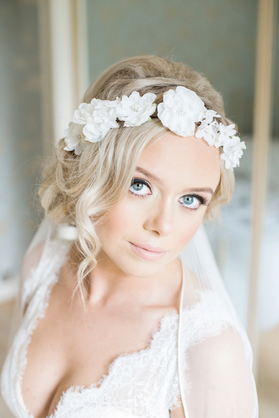 An Essense of Australia dress for a homespun, outdoor, country wedding in pretty pastel shades. Photography by Julie Tinton.