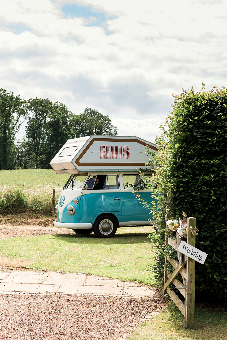 An Essense of Australia dress for a homespun, outdoor, country wedding in pretty pastel shades. Photography by Julie Tinton.