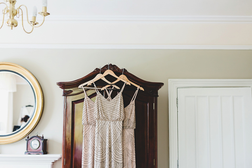 Bride Abby wears a gown by Wilden Bride of London for her Autumn wedding at Lemore Manor in Herefordshire. Photography by Sarah Beth, flowers by Juliet Glaves.