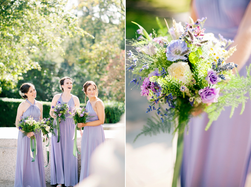 A Watters Wedding Dress for a Lavender and Lemons Inspired Wedding. Photography by Jo Bradbury.