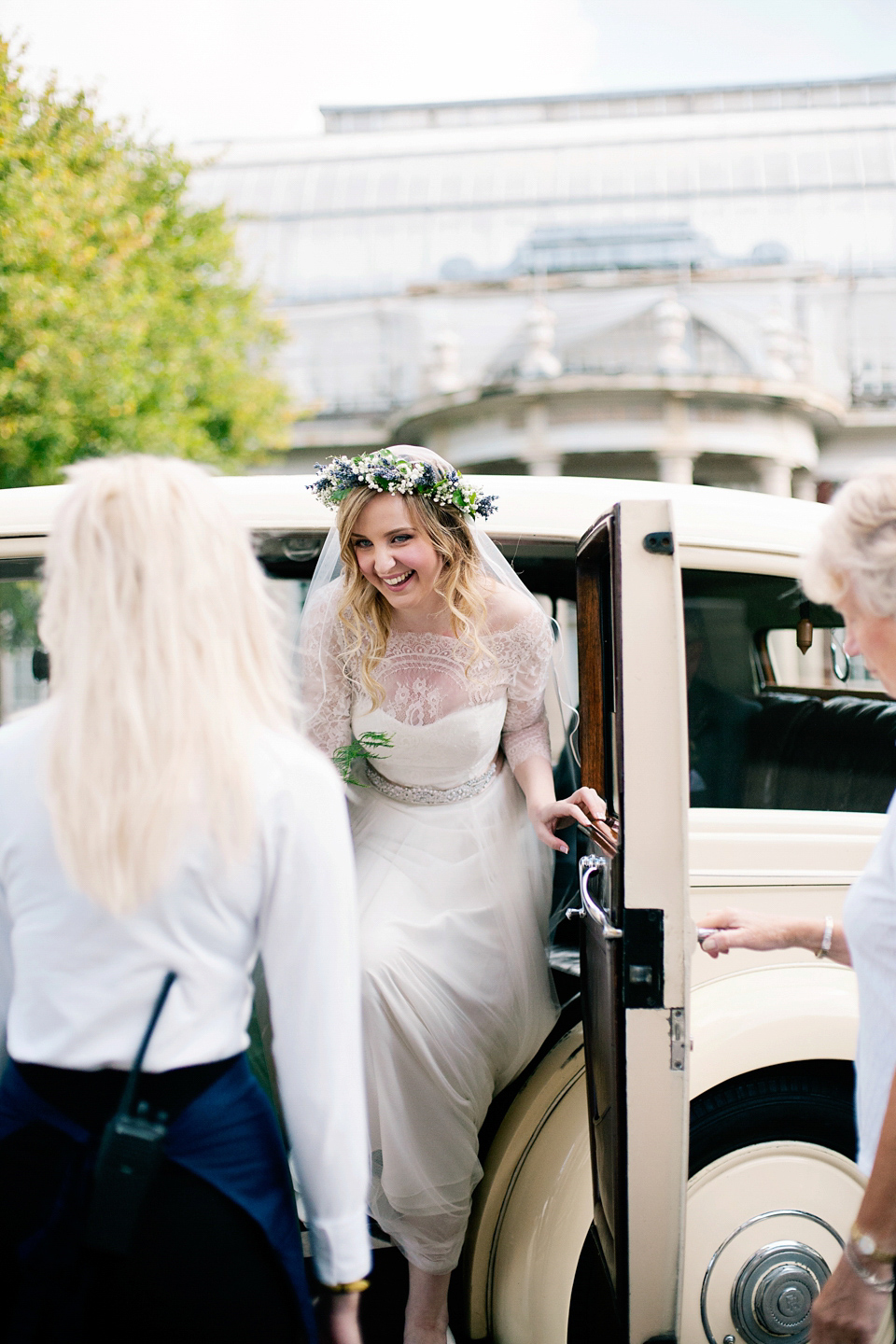 A Watters Wedding Dress for a Lavender and Lemons Inspired Wedding. Photography by Jo Bradbury.