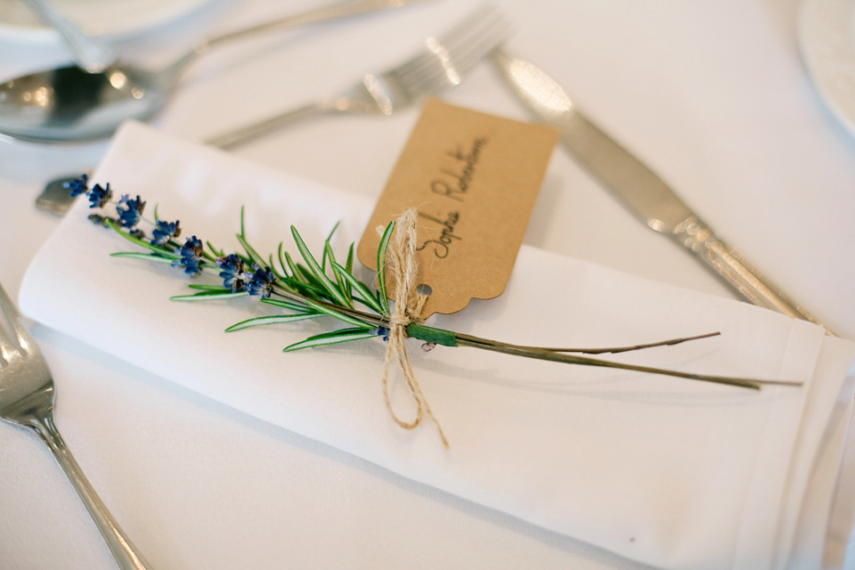 A Watters Wedding Dress for a Lavender and Lemons Inspired Wedding. Photography by Jo Bradbury.