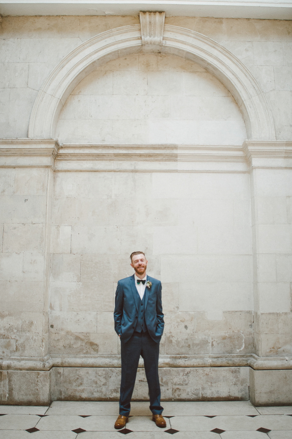 Sally Lacock lace for a modern vintage wedding in Dublin. Photography by Kerry McAllister.