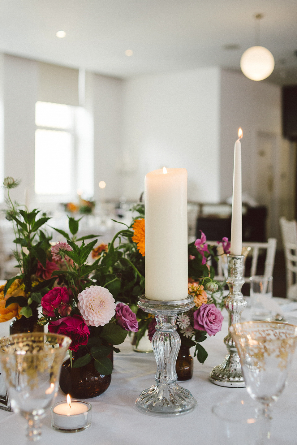 Sally Lacock lace for a modern vintage wedding in Dublin. Photography by Kerry McAllister.