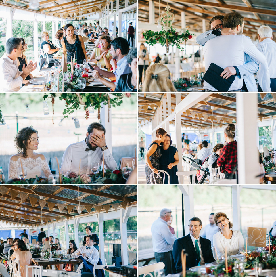 Laura wore a gown by Otilia Brailoiu for her Autumn wedding in the Romanian countryside. Images by Green Antlers Photography.