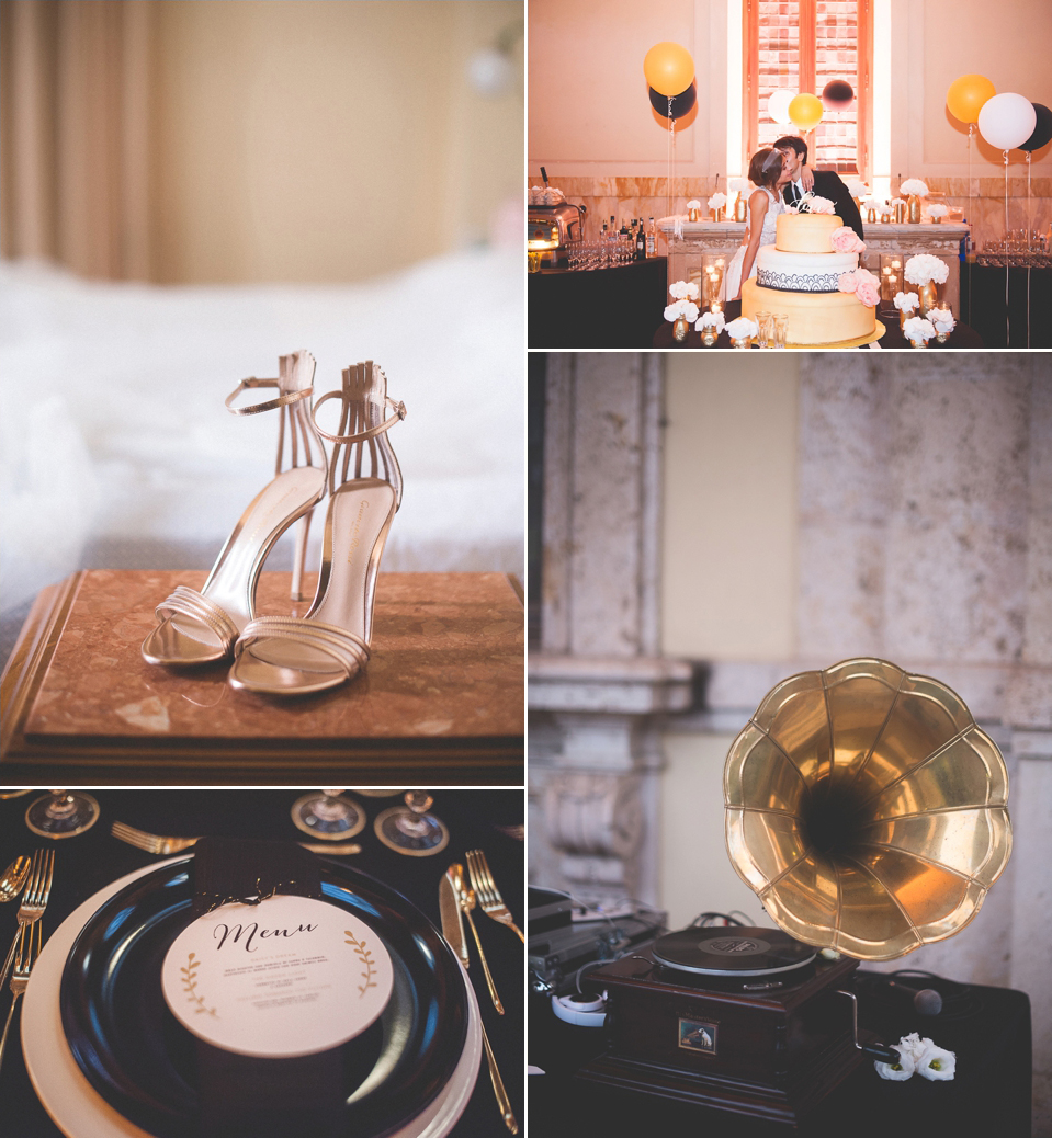 A Glamorous 1920's and Great Gatsby inspired wedding in Italy. Photogarphy by The Sweet Side.