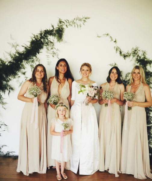 Two dresses and Two Ceremonies for a Cool, Modern Wedding in a Deconsecrated Church