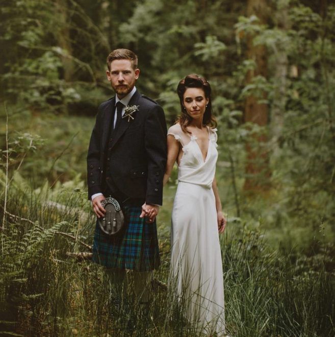 A David Fielden Gown For A Relaxed and Nature Inspired Scottish Highlands Wedding 5 Screen Shot 2016 03 18 at 08.57.07
