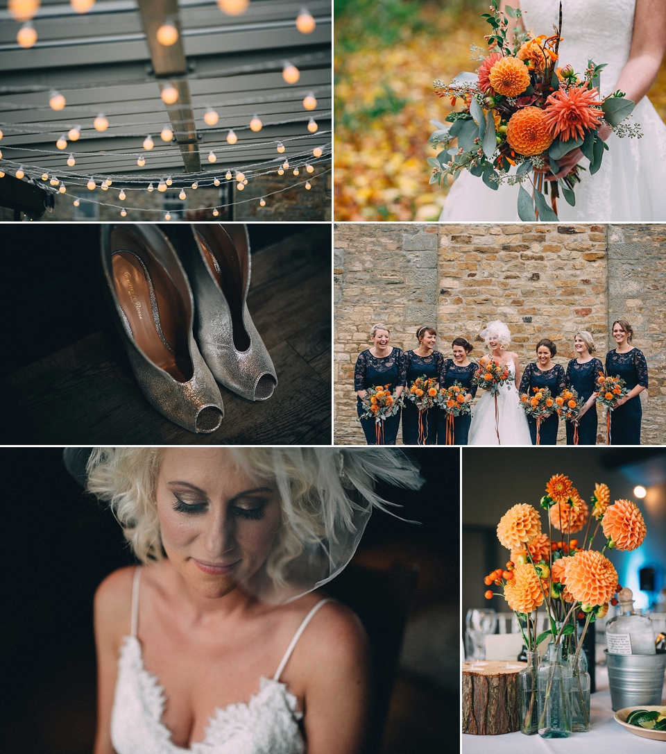 A Yorkshire barn wedding in the brightest shades of Autumn. Photography by Paul Santos.