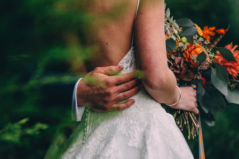 A Yorkshire barn wedding in the brightest shades of Autumn. Photography by Paul Santos.