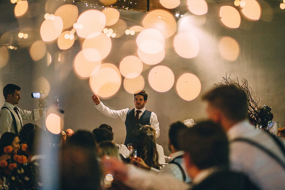 A Yorkshire barn wedding in the brightest shades of Autumn. Photography by Paul Santos.