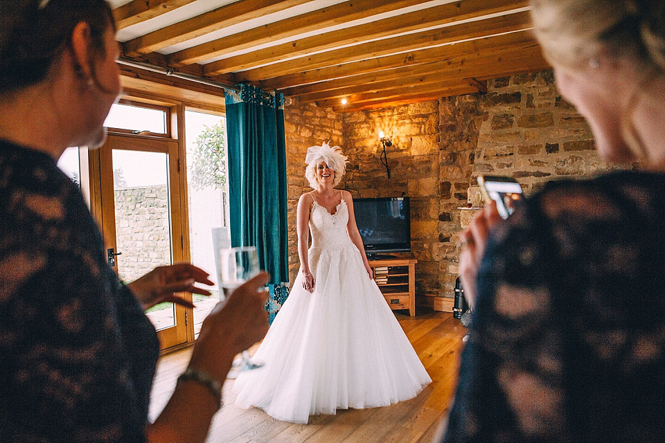 A Yorkshire barn wedding in the brightest shades of Autumn. Photography by Paul Santos.