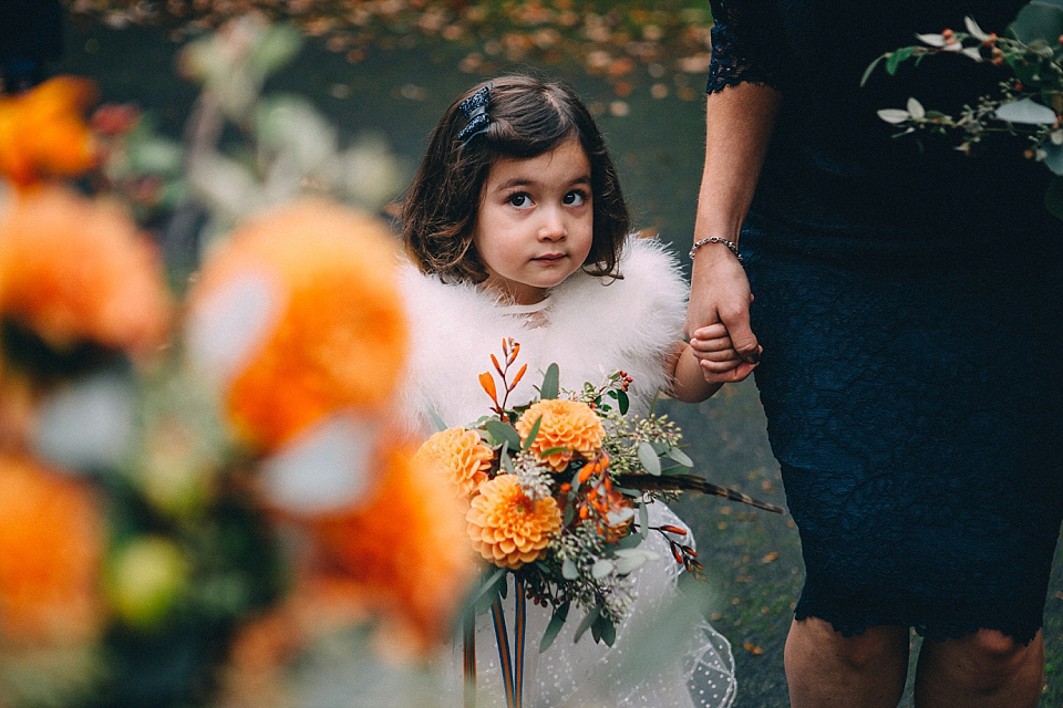 A Yorkshire barn wedding in the brightest shades of Autumn. Photography by Paul Santos.