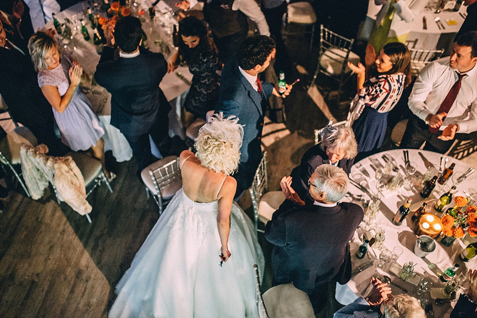 A Yorkshire barn wedding in the brightest shades of Autumn. Photography by Paul Santos.