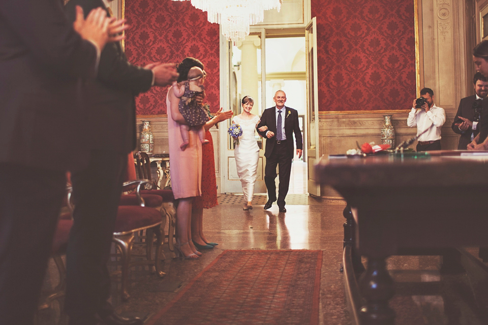 A 1960's and movie inspired, intimate Italian wedding. Images by On Love & Photography.