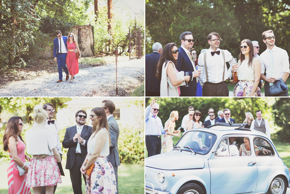 A 1960's and movie inspired, intimate Italian wedding. Images by On Love & Photography.