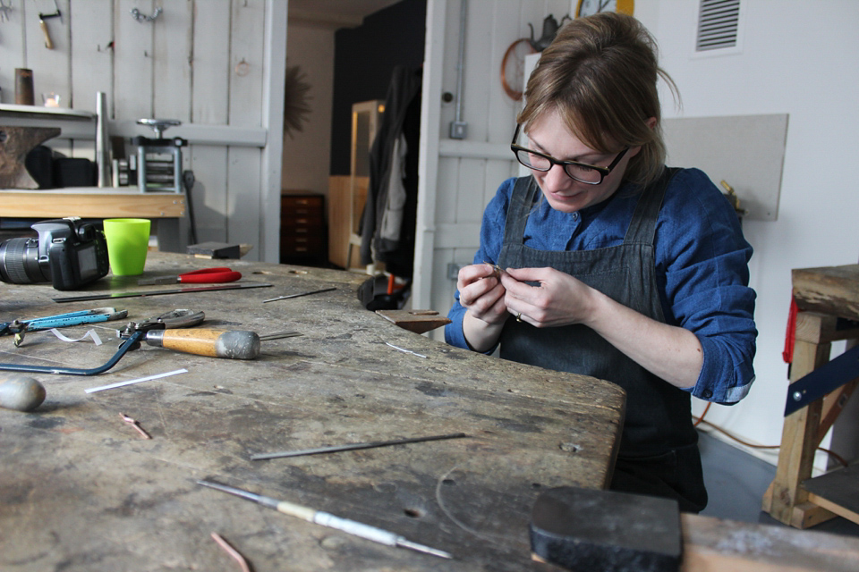 How to make your own wedding rings with The Quarter Workshop.