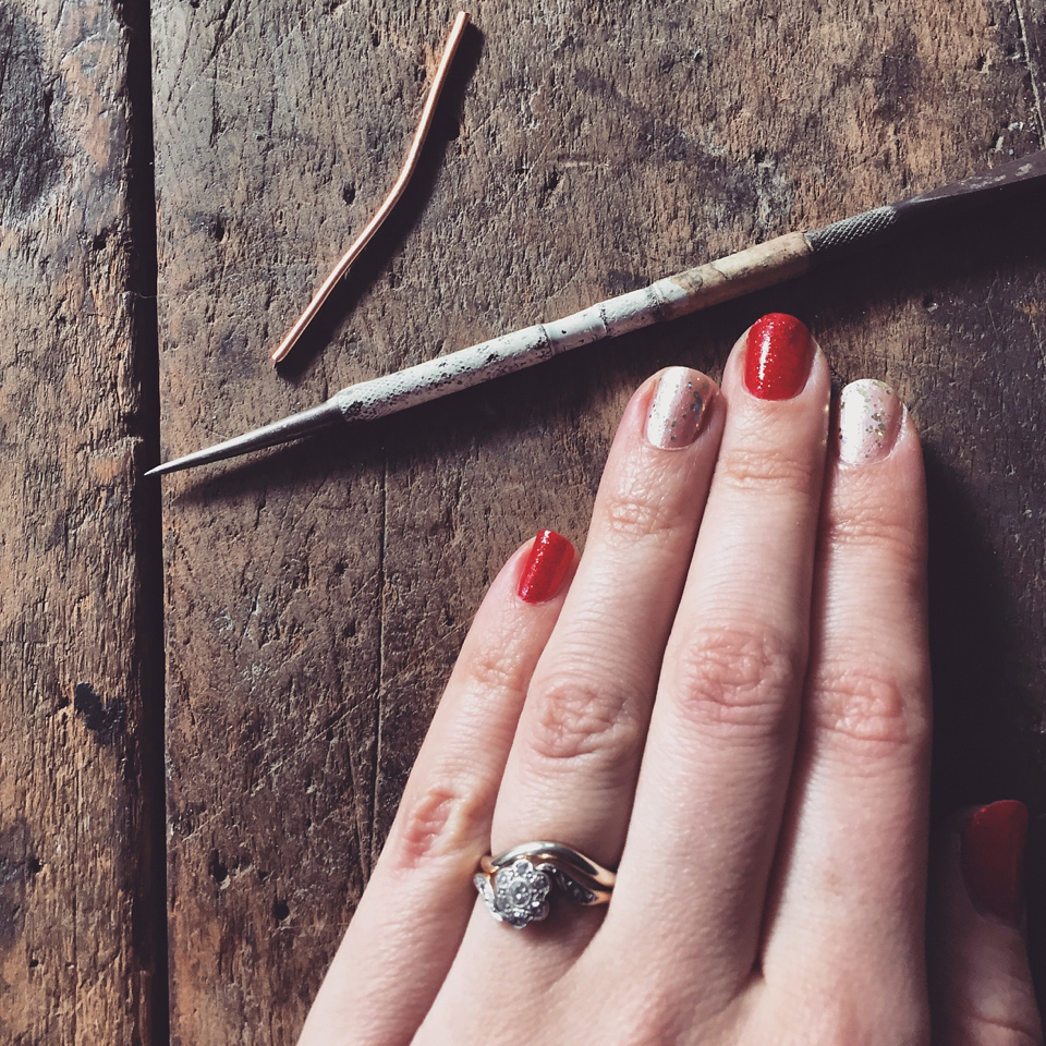 How to make your own wedding rings with The Quarter Workshop.