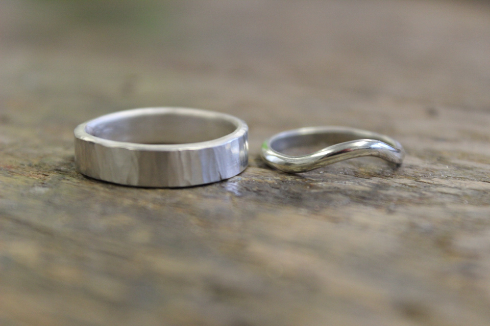 How to make your own wedding rings with The Quarter Workshop.