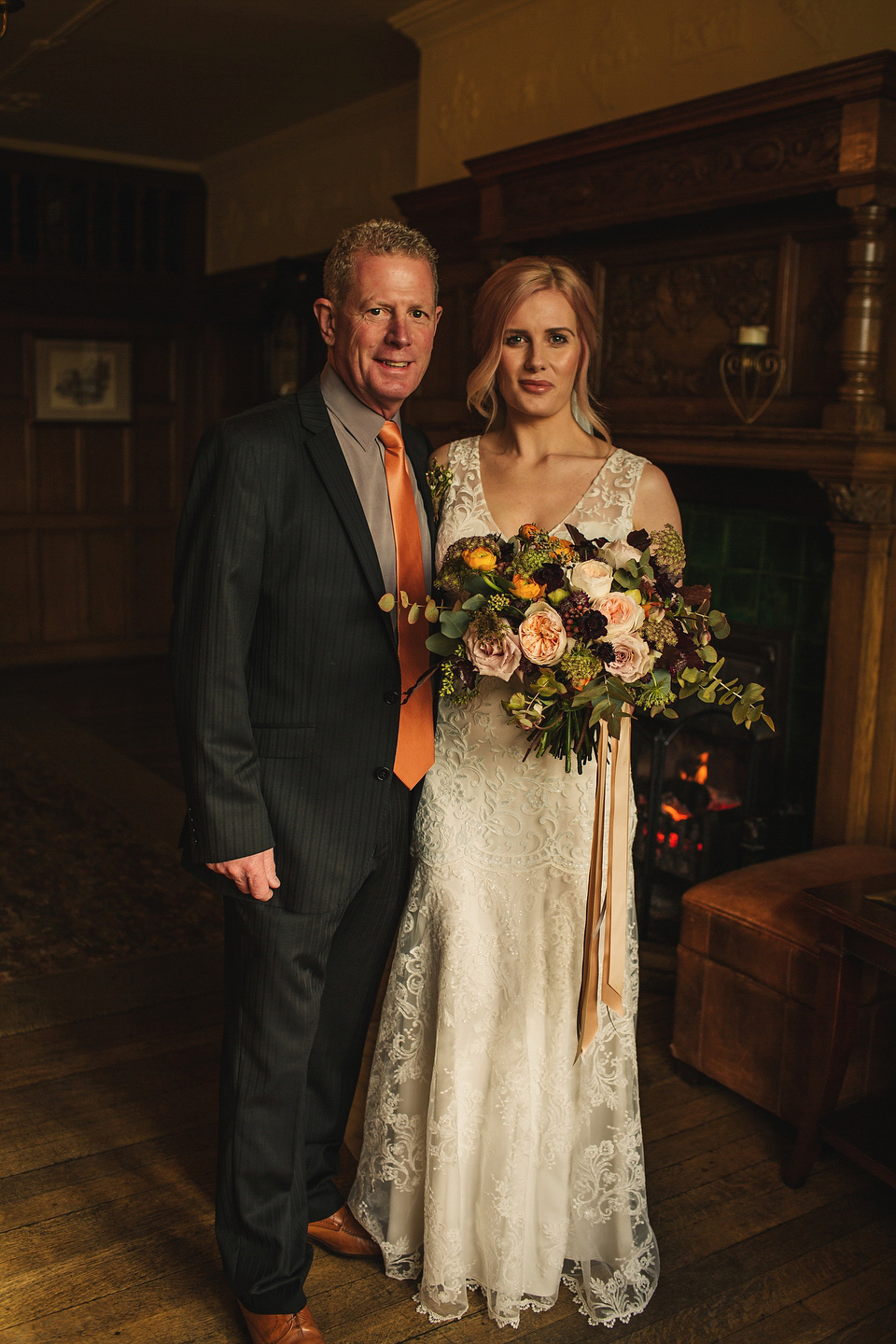 Iris by Claire Pettibone for an Intimate Outdoor Winter Wedding. Photography by S6 Photography.