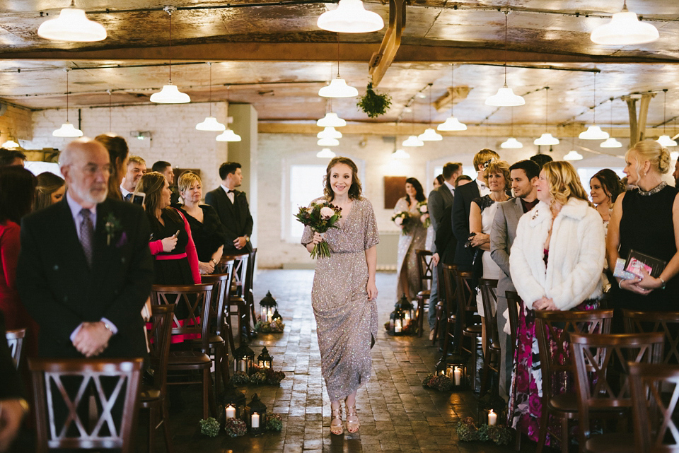 A Pronovias bride and her midwinter nights dream wedding. Photography by Ed Godden. A Pronovias bride and her midwinter nights dream wedding. Photography by Ed Godden.