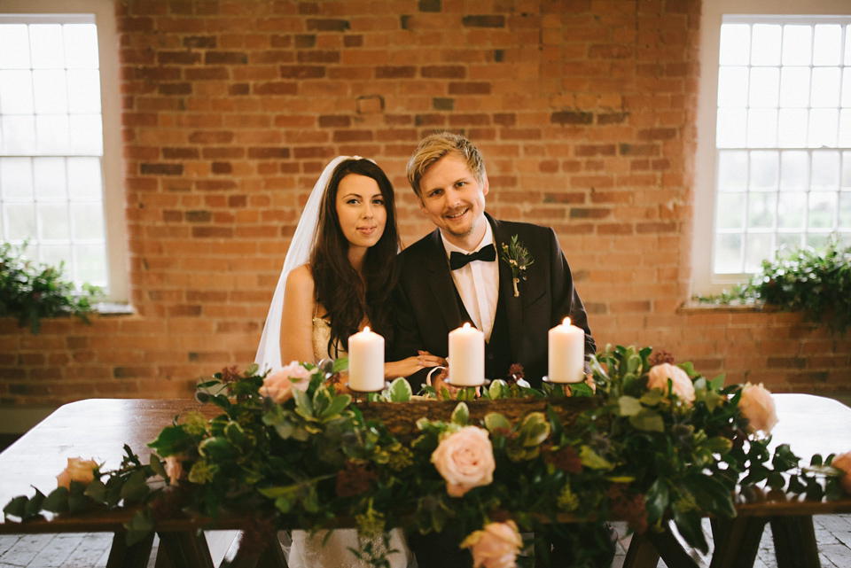 A Pronovias bride and her midwinter nights dream wedding. Photography by Ed Godden. A Pronovias bride and her midwinter nights dream wedding. Photography by Ed Godden.