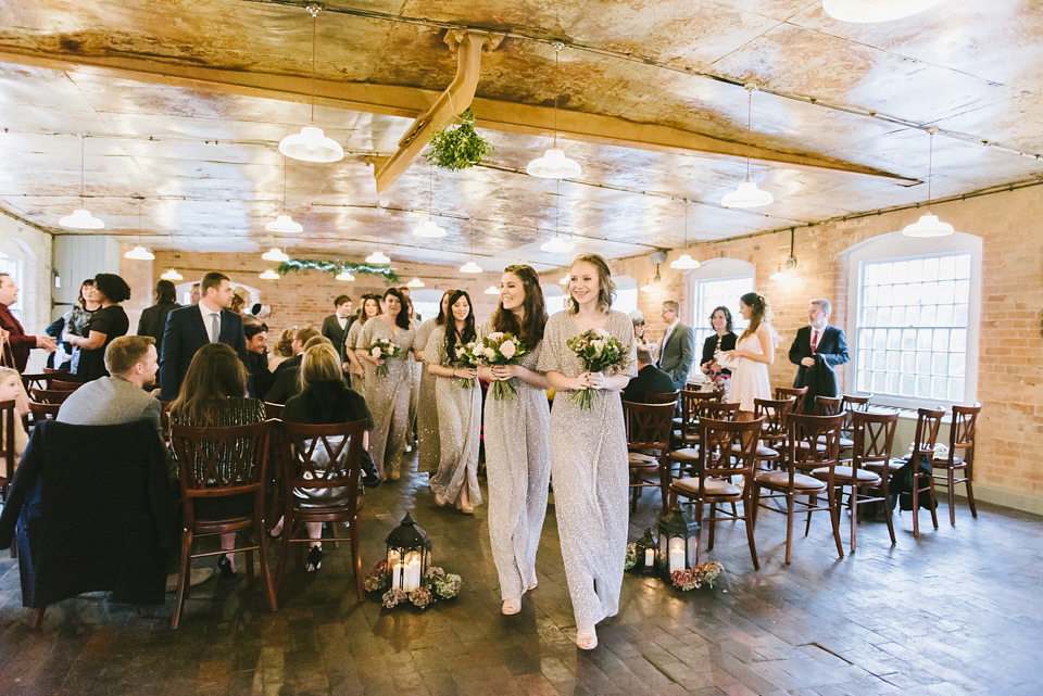 A Pronovias bride and her midwinter nights dream wedding. Photography by Ed Godden. A Pronovias bride and her midwinter nights dream wedding. Photography by Ed Godden.