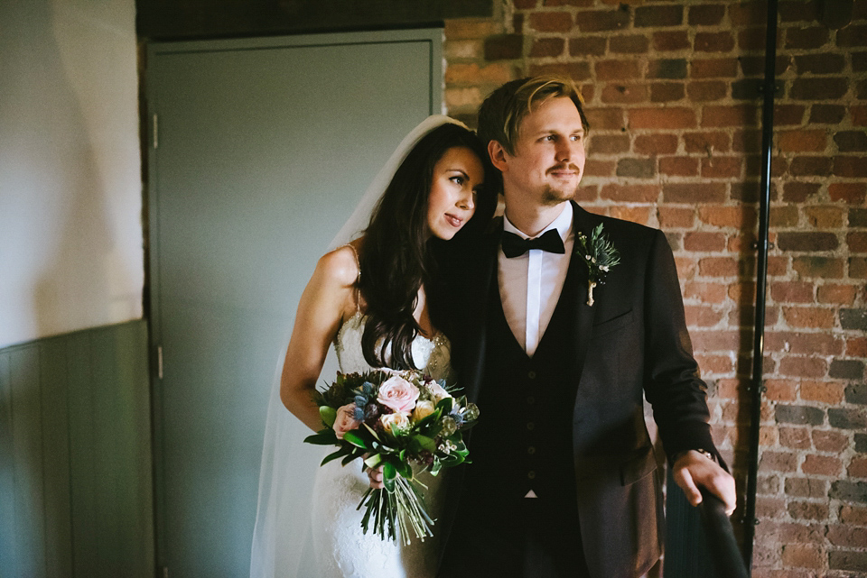 A Pronovias bride and her midwinter nights dream wedding. Photography by Ed Godden. A Pronovias bride and her midwinter nights dream wedding. Photography by Ed Godden.