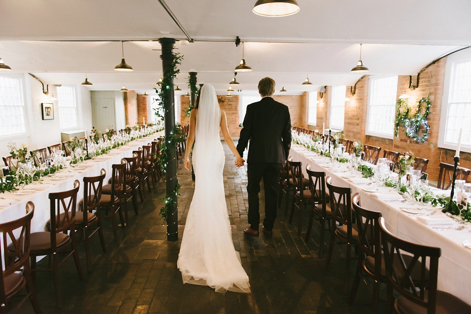 A Pronovias bride and her midwinter nights dream wedding. Photography by Ed Godden. A Pronovias bride and her midwinter nights dream wedding. Photography by Ed Godden.
