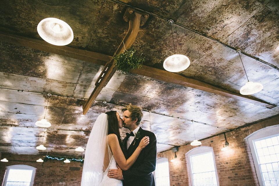 A Pronovias bride and her midwinter nights dream wedding. Photography by Ed Godden. A Pronovias bride and her midwinter nights dream wedding. Photography by Ed Godden.