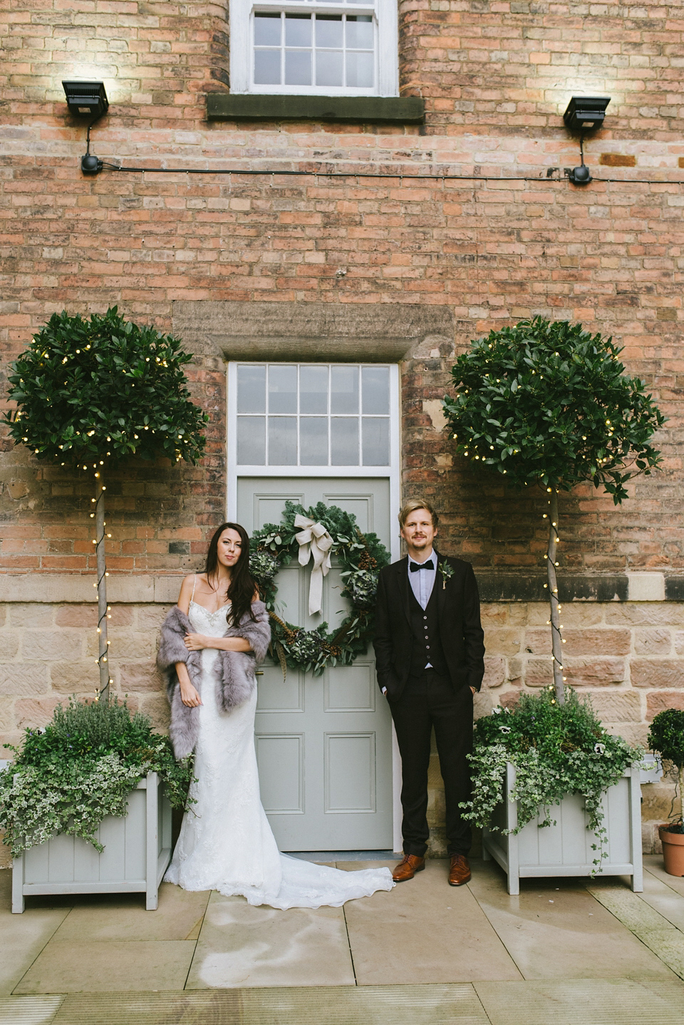 A Pronovias bride and her midwinter nights dream wedding. Photography by Ed Godden. A Pronovias bride and her midwinter nights dream wedding. Photography by Ed Godden.