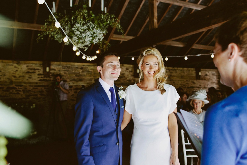 David Fielden elegance for a green and white country garden wedding at Dewsall Court. Fine art film photography by David Jenkins.