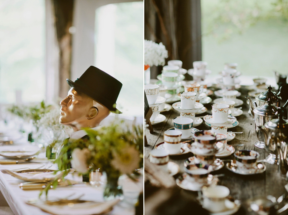 David Fielden elegance for a green and white country garden wedding at Dewsall Court. Fine art film photography by David Jenkins.