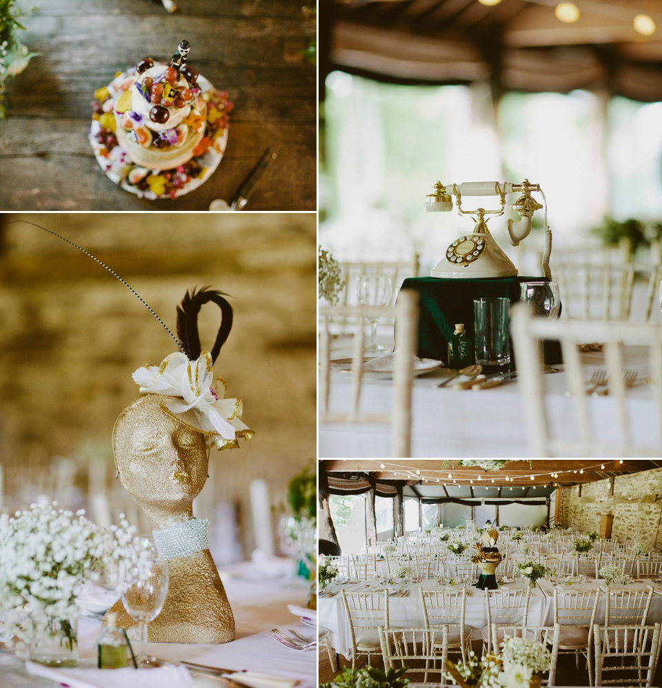 David Fielden elegance for a green and white country garden wedding at Dewsall Court. Fine art film photography by David Jenkins.