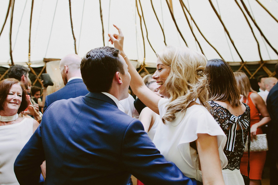 David Fielden elegance for a green and white country garden wedding at Dewsall Court. Fine art film photography by David Jenkins.