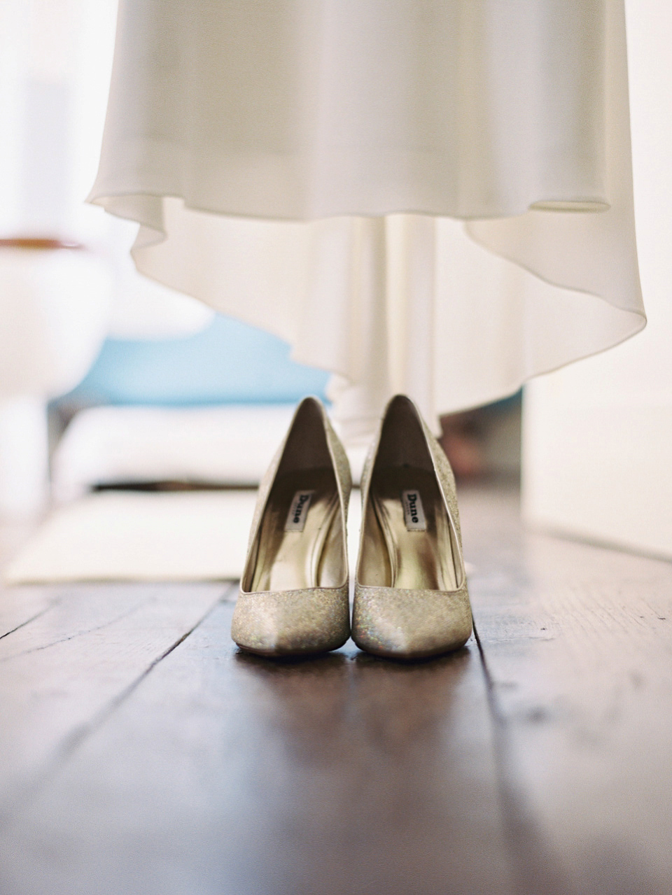 David Fielden elegance for a green and white country garden wedding at Dewsall Court. Fine art film photography by David Jenkins.