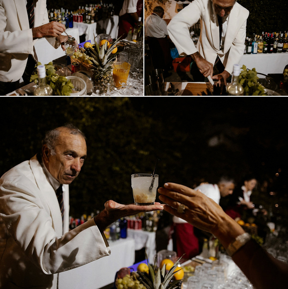 A boho luxe Leilia Hafzia gown for a romantic wedding in the Italian countryside. Photography by Haydn Rydings.