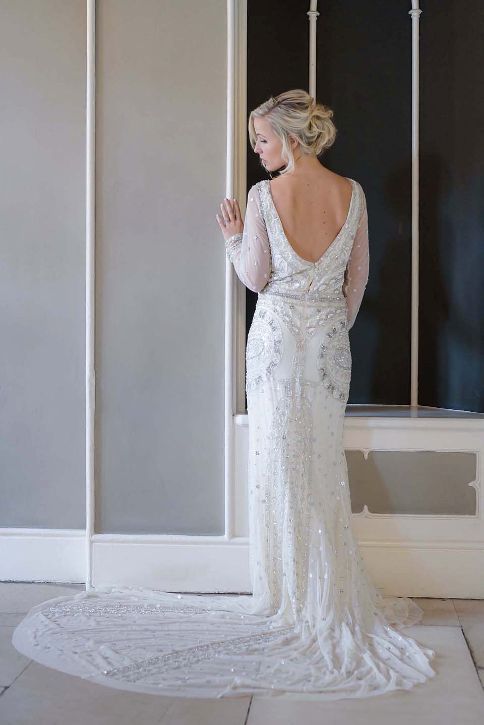 Vicky Rowe - The 2016 Nouveau collection of exquisitely beaded 1970's inspired bridal gowns.