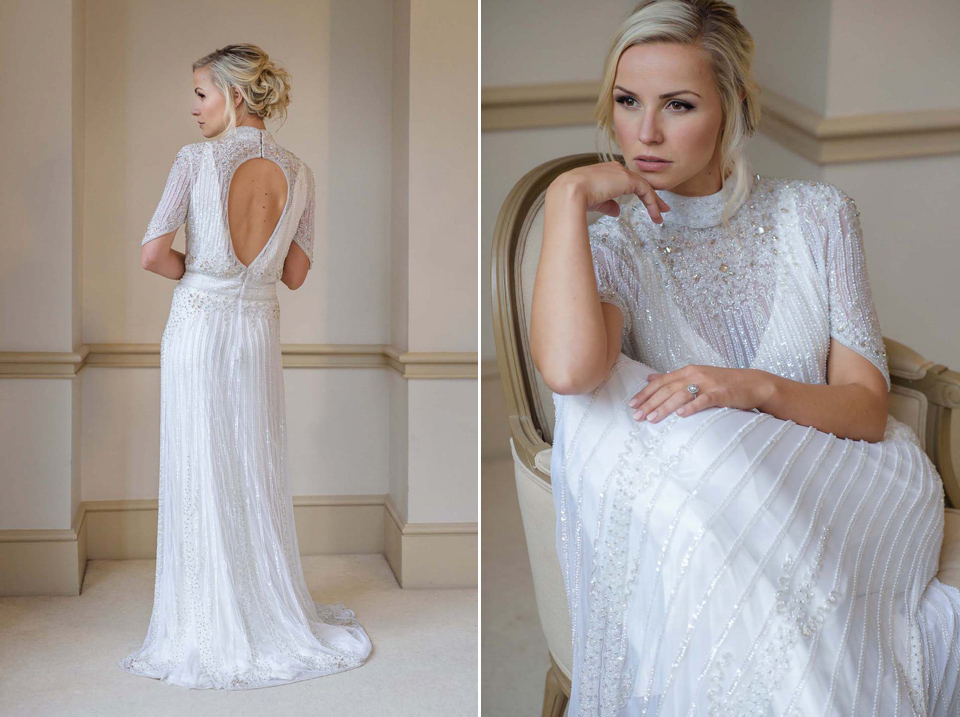 Vicky Rowe - The 2016 Nouveau collection of exquisitely beaded 1970's inspired bridal gowns.