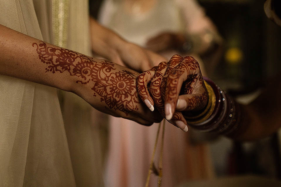 A colourful, multi-faith wedding at Scampston Hall North Yorkshire. Photography by Paul Joseph.