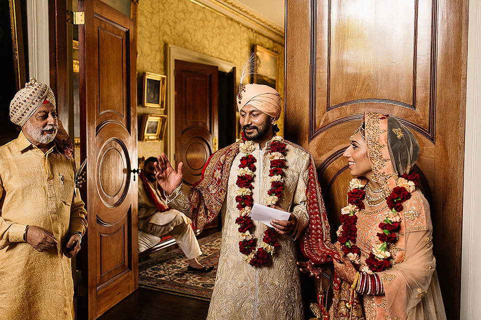 A colourful, multi-faith wedding at Scampston Hall North Yorkshire. Photography by Paul Joseph.