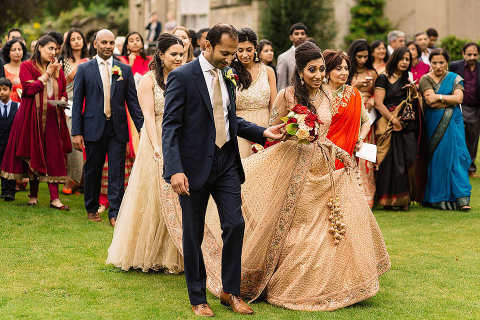 A colourful, multi-faith wedding at Scampston Hall North Yorkshire. Photography by Paul Joseph.