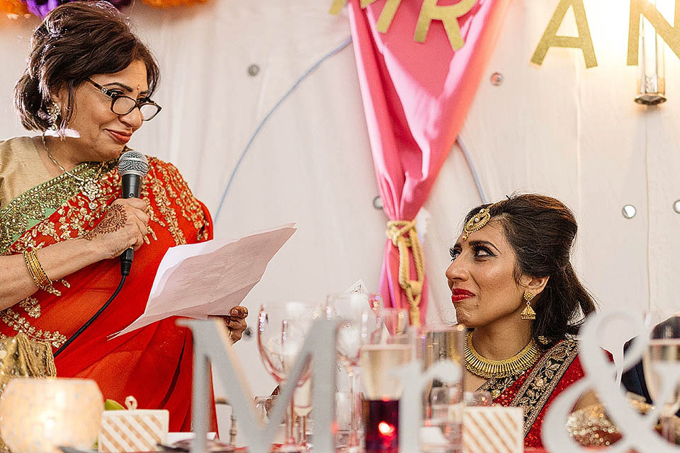 A colourful, multi-faith wedding at Scampston Hall North Yorkshire. Photography by Paul Joseph.