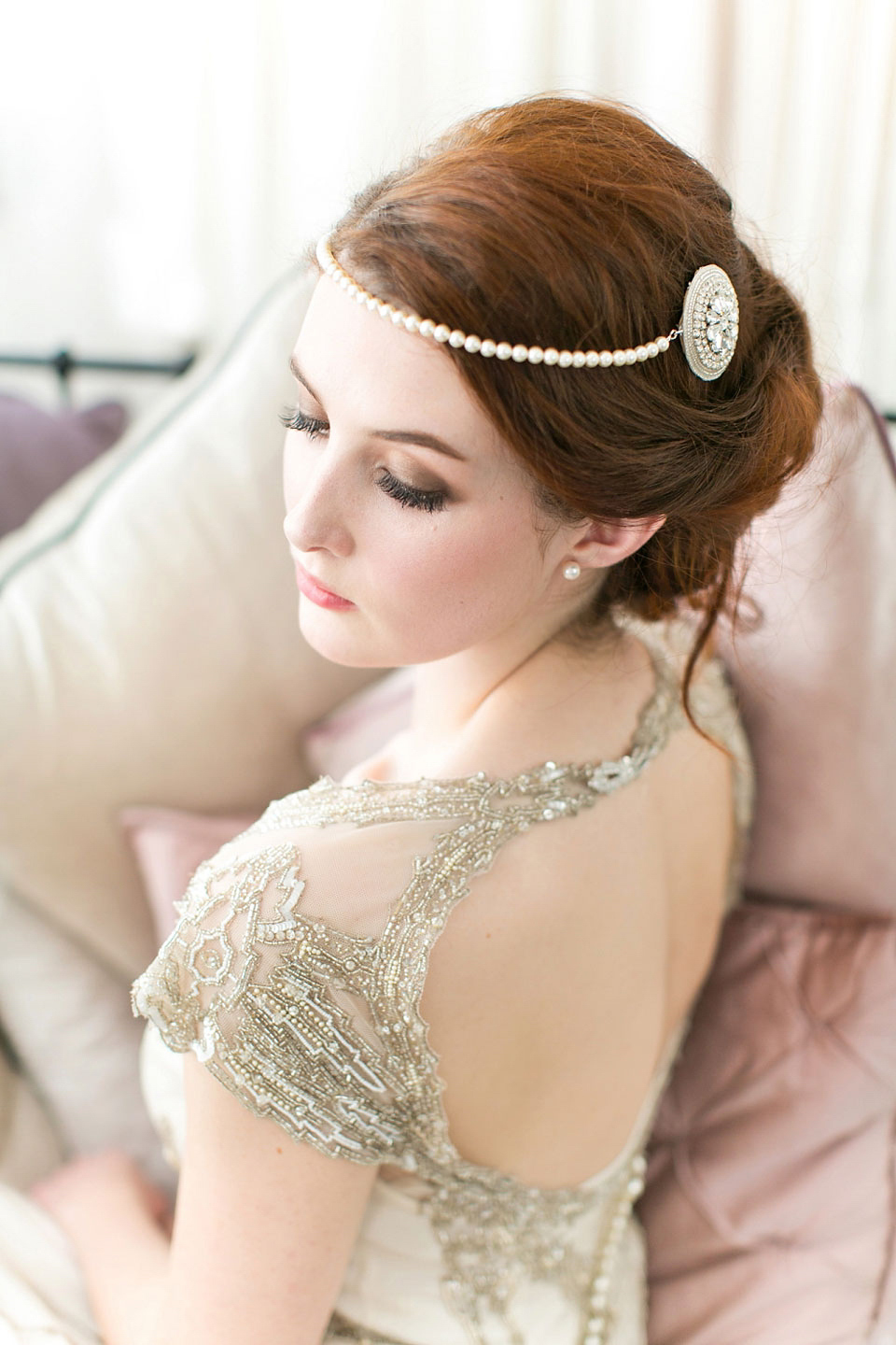 Victoria Millésime bridal accessories - treasured heirloom inspired headpieces for modern day brides.