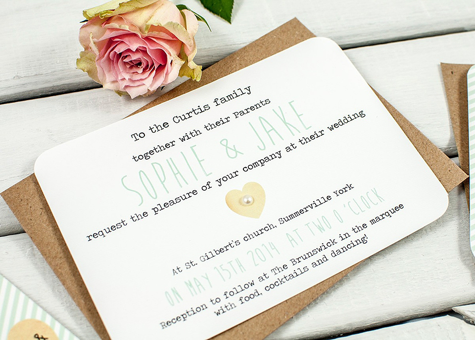 Rustic & Whimsical Wedding Stationery From norma&dorothy.