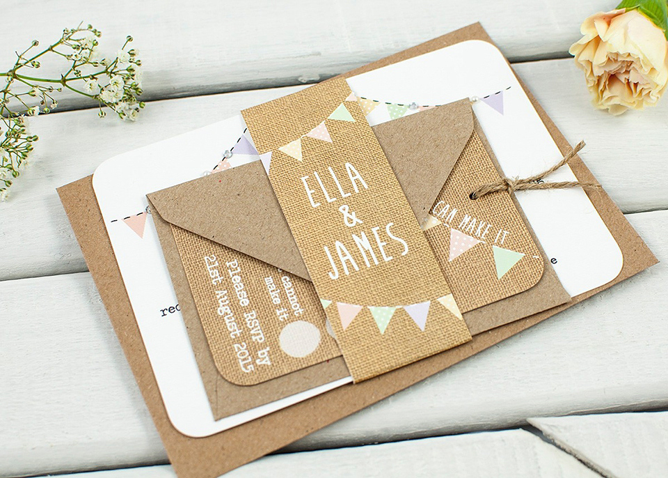 Rustic & Whimsical Wedding Stationery From norma&dorothy.
