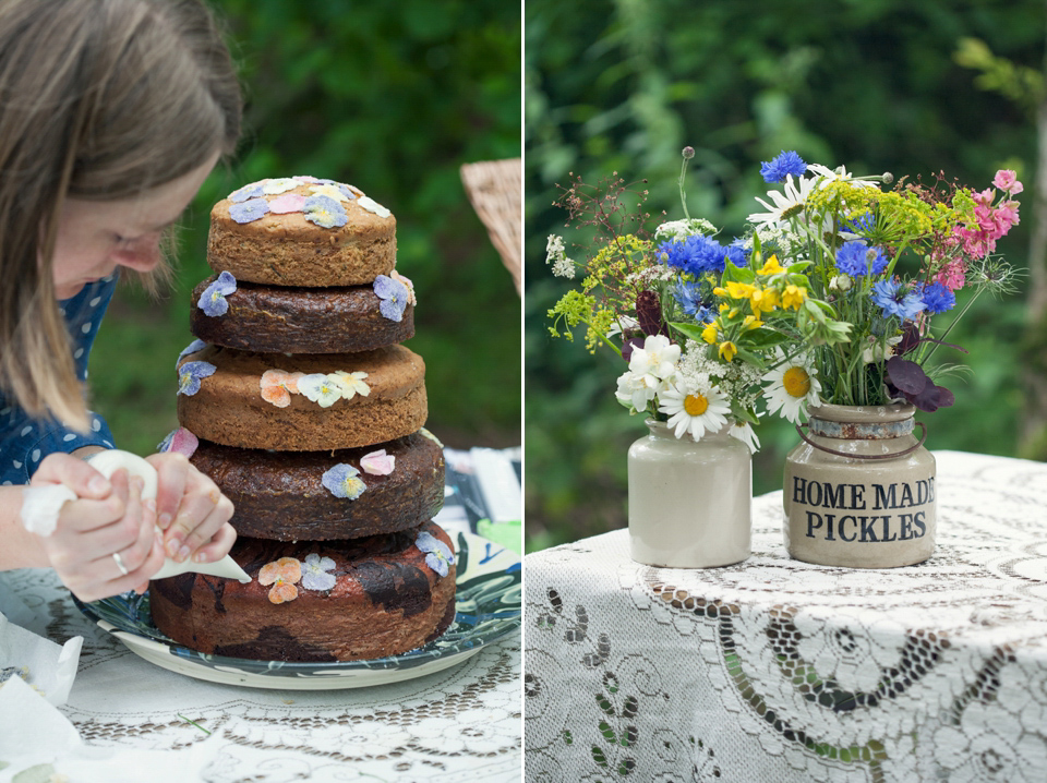 A Bohemian Summer Solistice Wedding in the Woods. Images by Pour Toujours Photography.