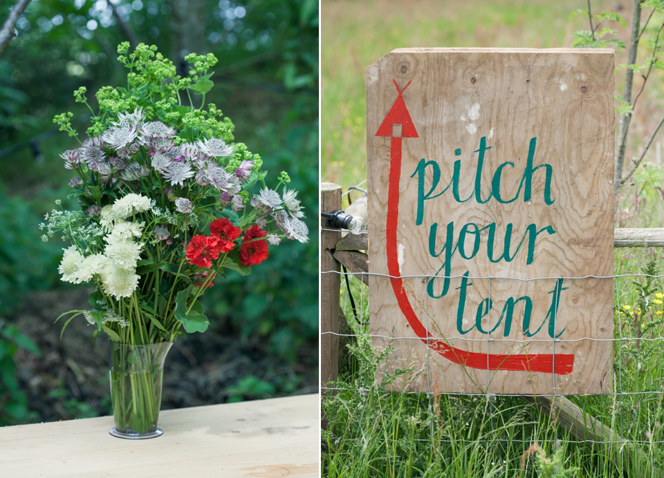 A Bohemian Summer Solistice Wedding in the Woods. Images by Pour Toujours Photography.