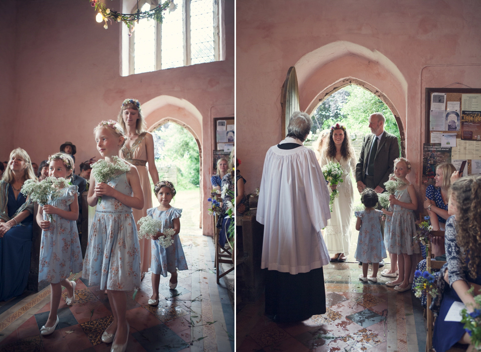 A Bohemian Summer Solistice Wedding in the Woods. Images by Pour Toujours Photography.