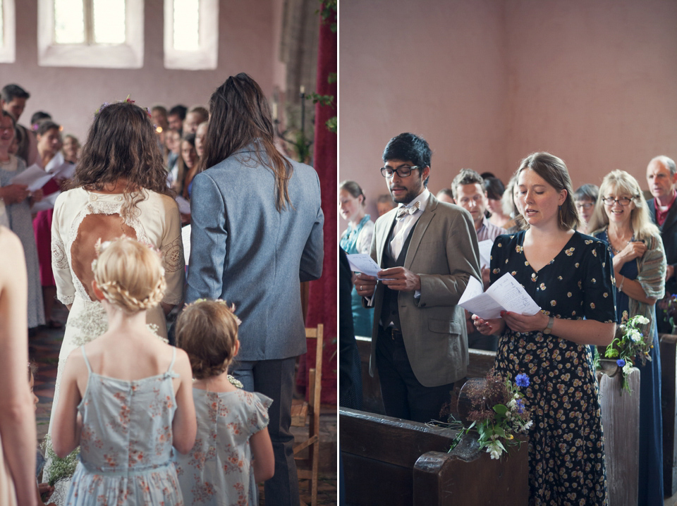 A Bohemian Summer Solistice Wedding in the Woods. Images by Pour Toujours Photography.